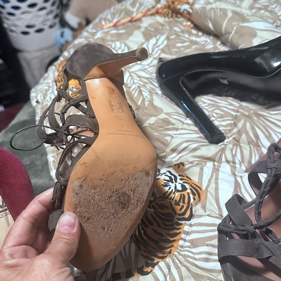 Sleek Black Strappy Women's Sandals. SIGERSON MORRISON - Picture 5 of 5